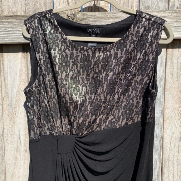 Enfocus Women's Plus Dress - Picture 4 of 8